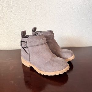 Old navy gray purple toddler boots 6